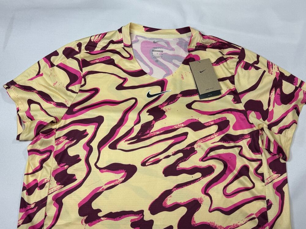 Nike Tennis Pink Carlos Alcaraz Taylor Fritz Grigor Dimitrov Shirt Size XL